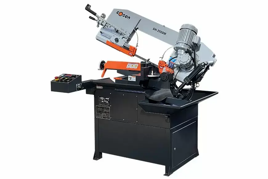 260 X 350 Mm Semi-Auto Double Swivel Head Mitering Band Saw