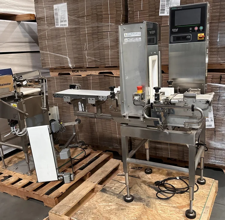 Used 2019 ANRITSU SSV CHECKWEIGHER (KWS6265BW3K) WITH M6 METAL DETECTOR Checkweighers - Combination Metal Detector Washington US | The Equipment Butler #1047437