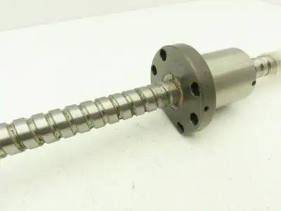 M&S Industrial Equip W2004-733Z-C5Z Ball Screw Shaft/Screw 20mm x 570mm OAL 24"