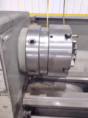 21" x 120" CLAUSING COLCHESTER MODEL #21 ENGINE LATHE 3.5" SPINDLE HOLE: YOBRO #24560