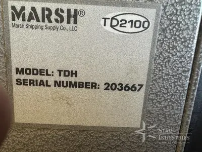 Used MARSH TD2100 Labelers | Star Industries #1253421