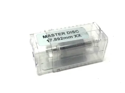 USED MAHR STEEL XX MASTER DISC 17.892MM