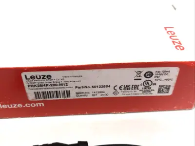 New | in-Stock Leuze Polarized Retro-Reflectve Photoelectric Sensor, 50122584 Photoelectric Sensors Michigan US | Maverick Industrial Sales #1390617