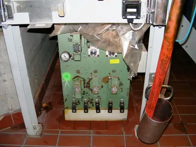 Ferrum DSZ-O 1250/630 ATEX perforate basket centrifuge, 316L SS.