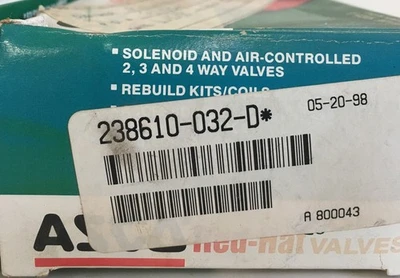 NEW ASCO 8210G1 099257-001-D* 238610-032-D*
