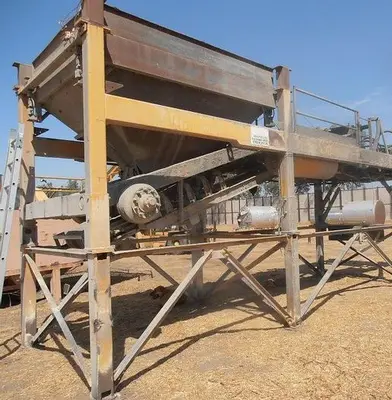 Bin, Cold Feed, 3-Compartment, Weigh Hopper, Belt Conveyor #C739936