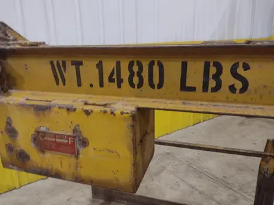 10,000 LBS X 96" CF ADJUSTABLE PLATE & SHEET LIFTER: STOCK #22326