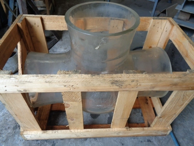 220 mm dia QVF Equal Tee Piece PT9