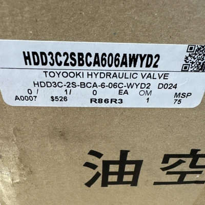Toyooki HDD3C-2S-BCA-6-06C-WYD2 Hydraulic Valve Warranty 🇺🇸