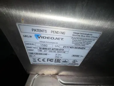 Videojet Model 1580 Ink Jet Coder