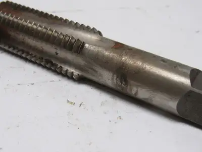 Vermont No.3105 7/8"-9 3pc 4 Flute Tap Set Plug Taper Bottom  HHS GH4