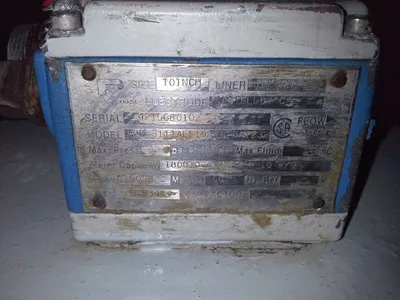 10" Fisher Porter Flowmeter model 10DS3111AEE19P1B2DA1232