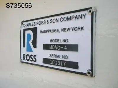USED CHARLES ROSS MDVC-4