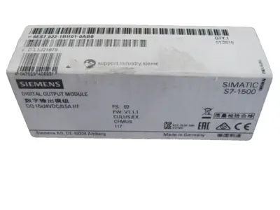 NEW SEALED SIEMENS 6ES7522-1BH01-0AB0 OUTPUT MODULE S7-1500 6ES75221BH010AB0