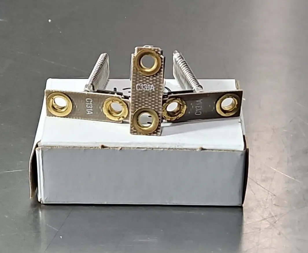 General Electric 123C131A Overload Relay Heater Element. Lot of 3 Loc4D30