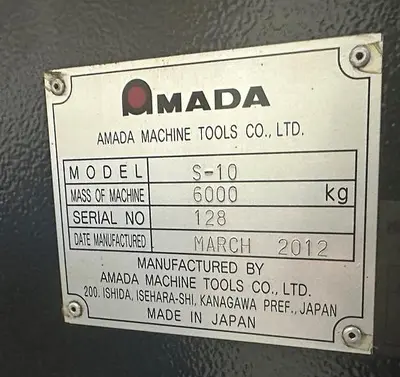 Used DMG AMADA WASINO S10 8-AXIS CNC MULTI-TASKING TURNING/MILLING CENTER 5-Axis or More CNC Lathes | Harbor Machinery Inc. #1283403