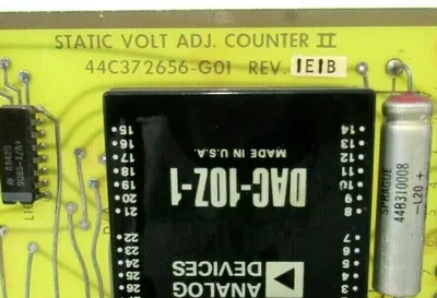 REPAIRED GENERAL ELECTRIC 44C372656-G01 SVAC II BOARD 44C372656G01