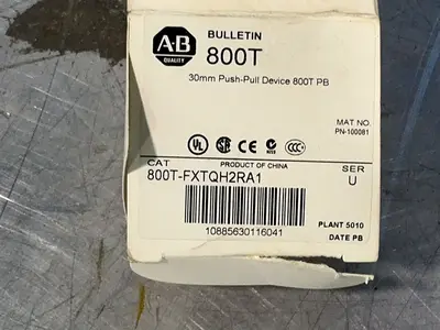 New | in-Stock ALLENBRADLEY 800TFXTQH2RA1 Industrial Controls Ohio US | HGR 24 #1326208