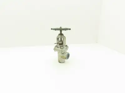 Edward 1049Y Right Angle Stop Valve 1" Socket Weld 3600 CWP 1830 PSI Rising Stem