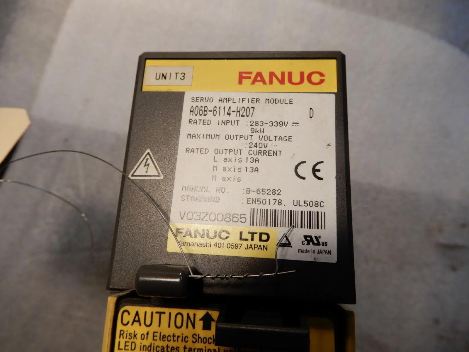 USED Fanuc A06B-6114-H207