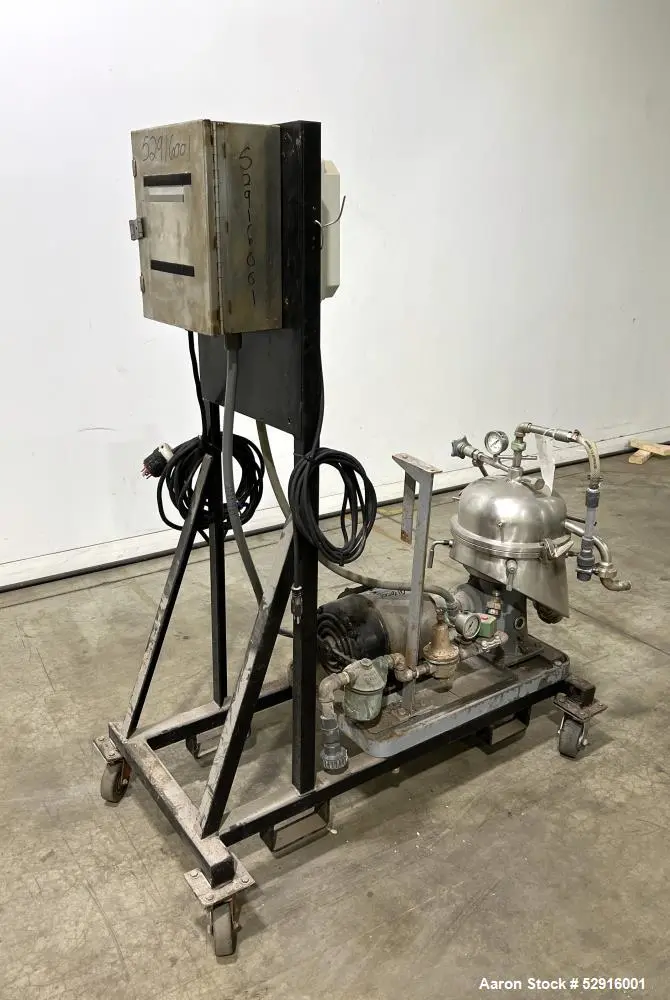 Used WESTFALIA SA-1-02-175 Disc Automatic Centrifuges Illinois US | Aaron Equipment #84657