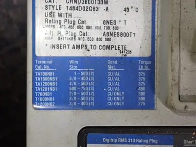 USED WESTINGHOUSE CHND3800T33W