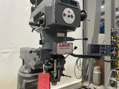 Lagun 10″ x 44″ Table Vertical Knee Mill, Model FTV-1, 3 HP