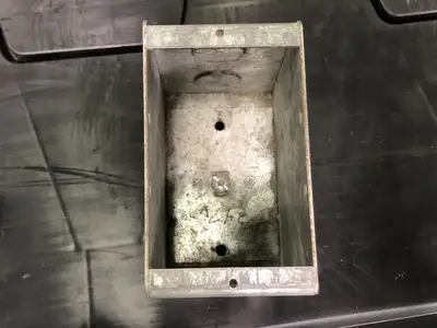 4x2.5" High Voltage Pre-Ganged Masonry Box