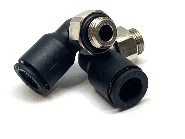 Used Legris Push-Fit Elbow Fitting 90 Degrees 8-5/16 LOT OF 2 Parts (Hydraulics and Pneumatics) Michigan US | Maverick Industrial Sales #1391282