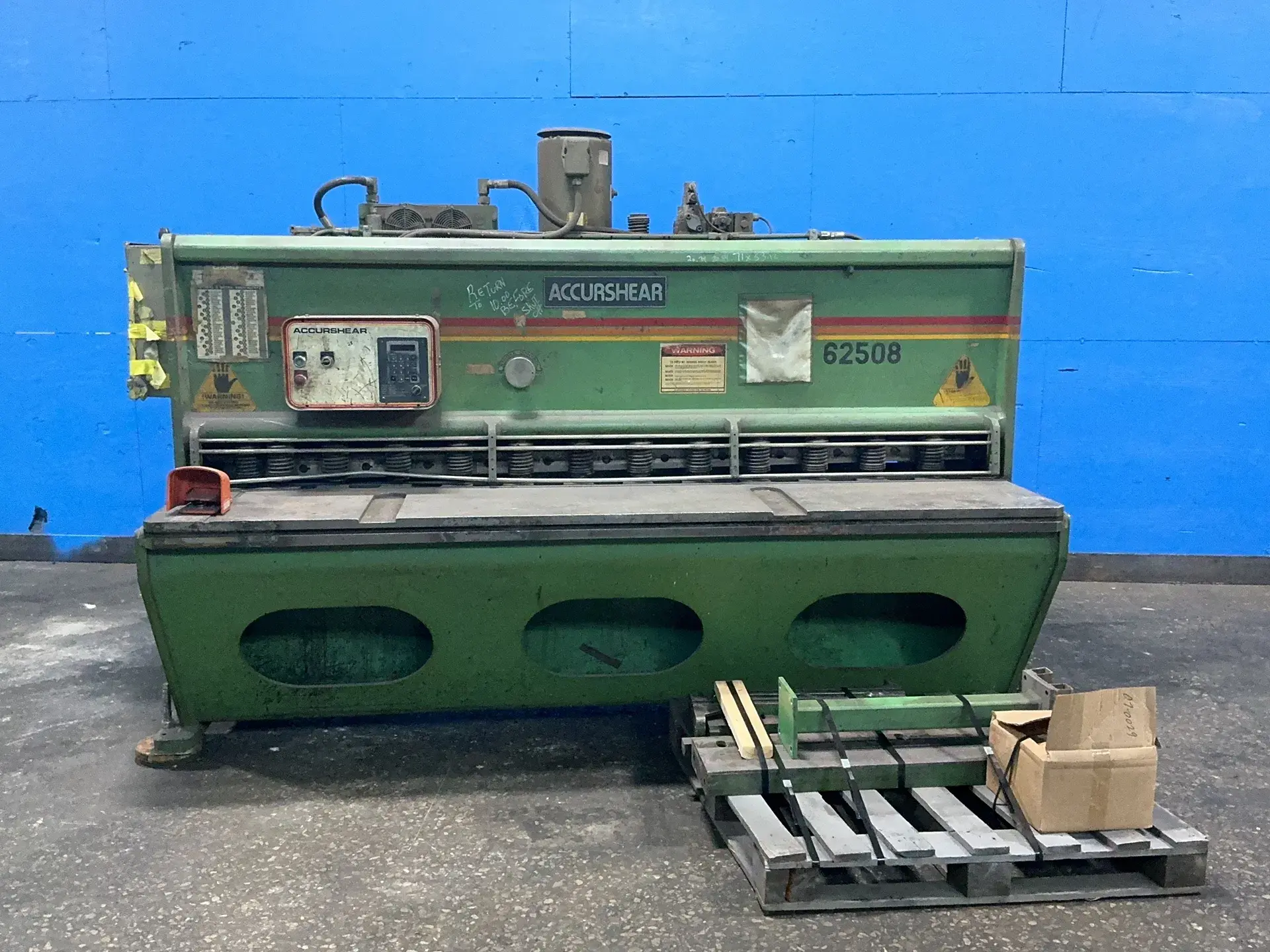 Used 1994 ACCURPRESS INC 62508 Power Squaring Shears (Inch) Ohio US | HGR 24 #1291913