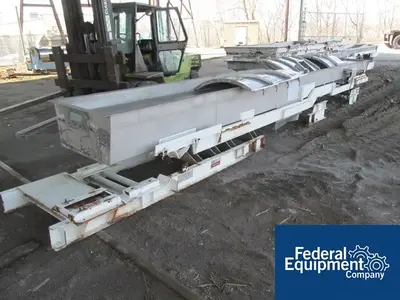 USED Carrier 30" x 27'CARRIER POSI-FLOW VIBRATING CONVEYOR, S/S