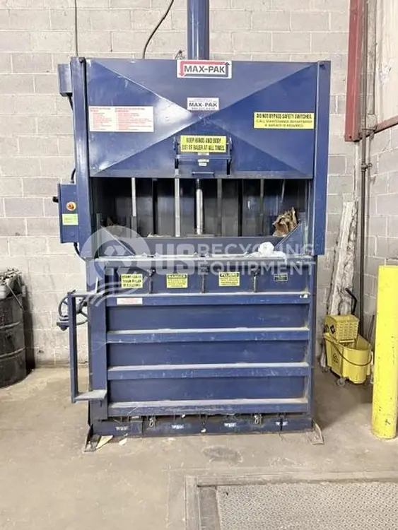 Used MAX PAK MP-60HD-15 VERTICAL BALER Balers Georgia US | US Recycling Equipment #1300349