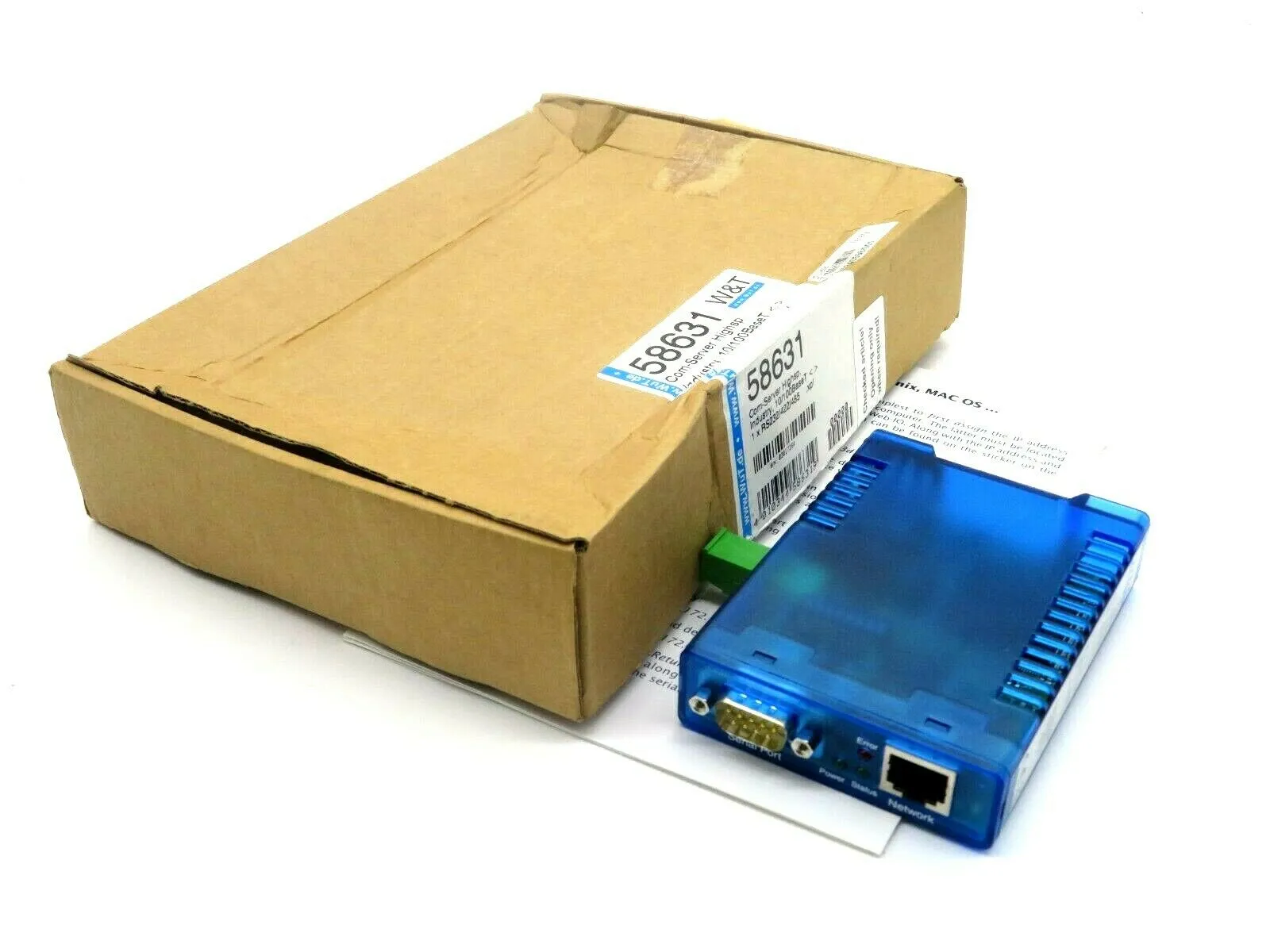 NEW WUT FERAG RS232/422/485 HIGH SPEED COM-SERVER 58631