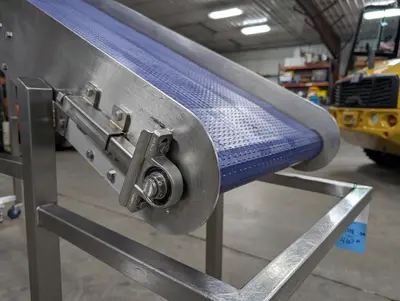 SS Incline Plastic Belt Conveyor