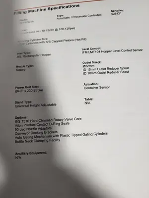 2022 ALL-FILL 2 Head Piston Filler Packaging Equipment | Global Machine Brokers, LLC (21)