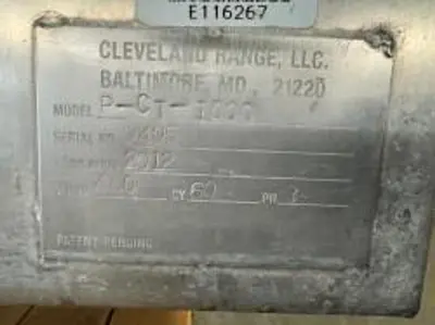 USED CLEVELAND HH-MKDL-100-T-S & P-CT-1000
