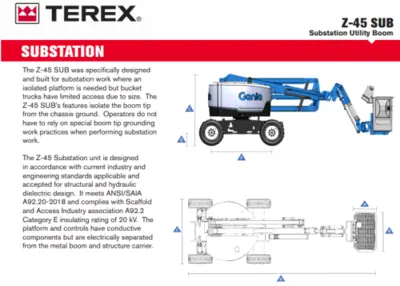 Used 2023 GENIE Z45/25XC Articulating Boom Lifts Pennsylvania US | National Lift Equipment #1418774
