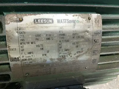 Used 2012 LEESON C215T17FB43C Motors (misc) Ohio US | HGR 24 #1319792