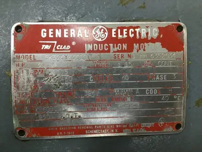 USED GENERAL ELECTRIC 5K326YK3010