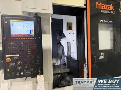 Used 2018 MAZAK VC-500A 2PC Vertical Machining Centers Michigan US | Tramar Industries #1183750