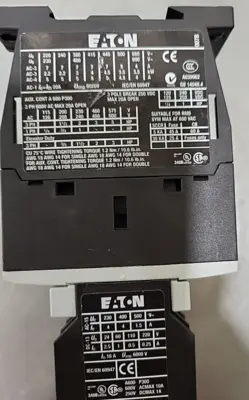 EATON A039962 3pole CONTAC.XTCEXFAC20 (BIN354)