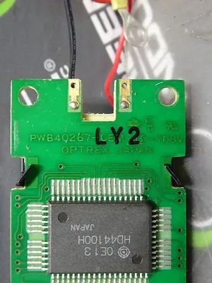 Optrex PWB40267-CEM 40 x 2 Line LCD Display for Teach Pendant Used