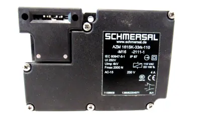NEW SCHMERSAL AZM 161SK-33RK-110-M16-2111-1 SAFETY SWITCH 161SK33RK110M1621111