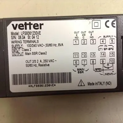 USED VETTER LFS9361230VE