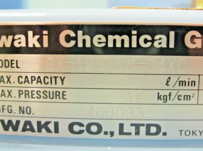 NEW Iwaki GX-12SNCM-04XC