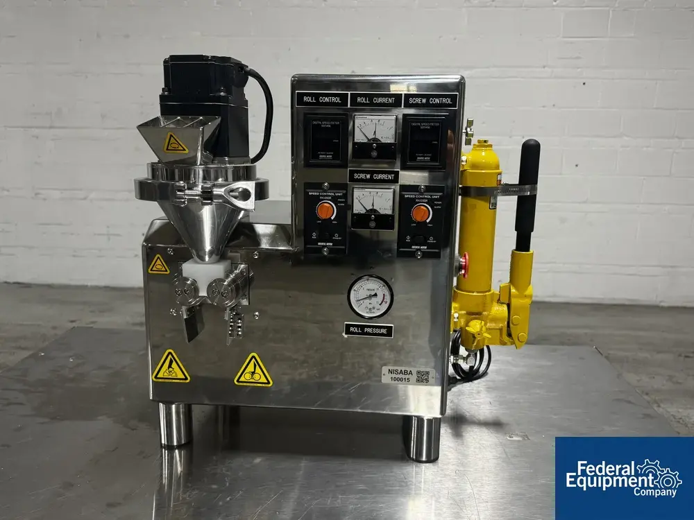 USED Vector Freund-Vector TFC-LAB Micro Roll Compactor & Granulator