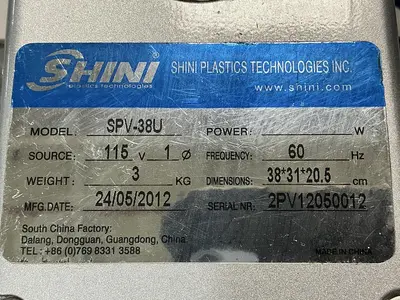 USED SHINI SPV-38U