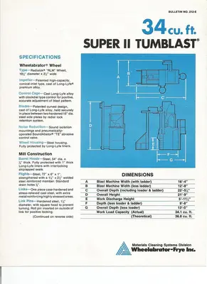 USED WHEELABRATOR 34 SUPER II