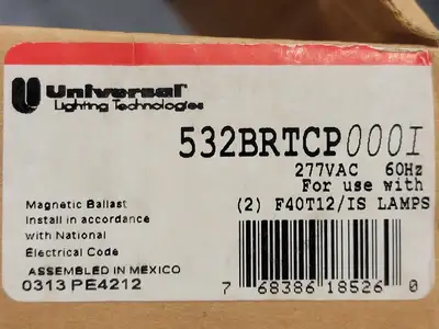 NEW UNIVERSAL LIGHTING 532-BR-TC-P