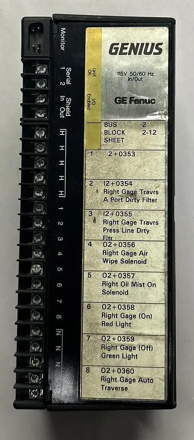 Used GE FANUC IC660EBD100C PLC Input & Output Ohio US | Surplus Asset Holdings #1236921